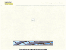 Tablet Screenshot of innovativewoodwork.com